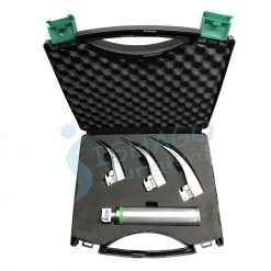 Macintosh 1,2,3 Adult Fiber Optic Laryngoscope Set