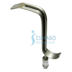 Converse Nasal Light Retractor with Fiber Optic Light Guide