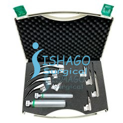 Fiber Optic Laryngoscope Adult and Pediatric Set