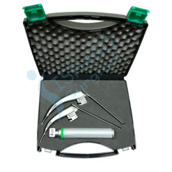 Macintosh McCoy Fiber Optic 2,3 Adult Laryngoscope Set