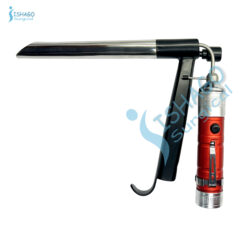ENT Optical Fiber Self Retaining Direct Laryngoscopes with Light Source