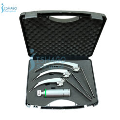 Mega Light McCoy Flexible Integrated Fiber Optic Laryngoscope Set of 3 Blades