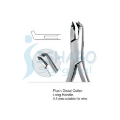Laboratory hard wire cutter 0,7 to  0,9 mm is suitable.