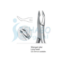 Weingart plier Big 0,5 mm is suitable