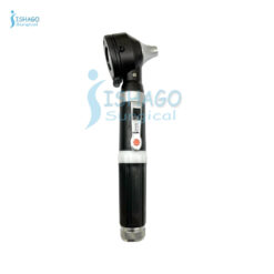 Pocket Size Fiber Optic Otoscope Black