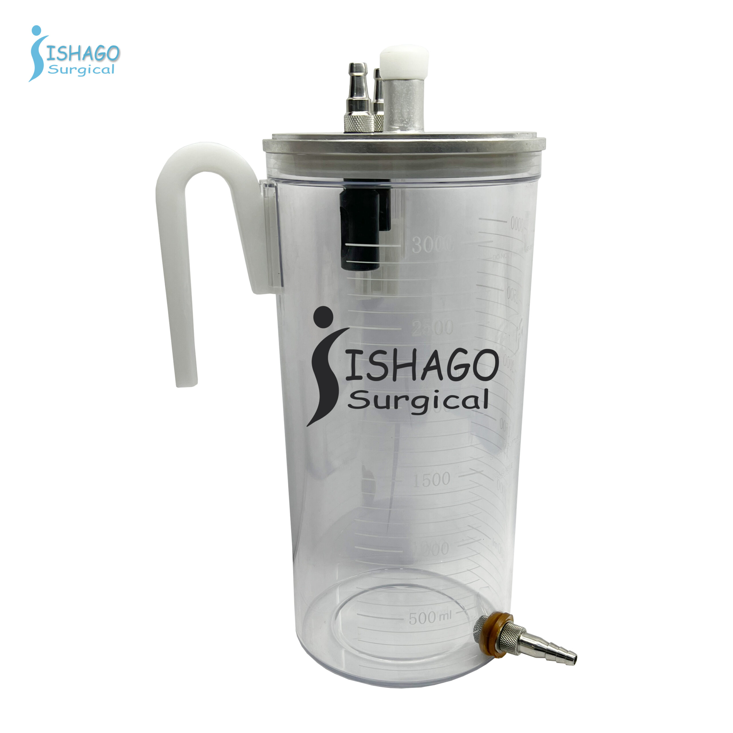 Liposuction Fat Collection Canister Jar (Autoclavable) (Art # 1058)