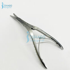 TC Serrated Angled Caplan Septum Scissors
