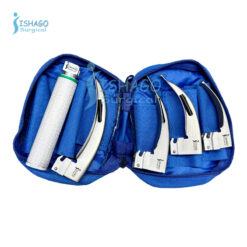 Single Use Disposable Aluminum Heal Blades Macintosh Fiber Optic Laryngoscope Set of 4 Blades