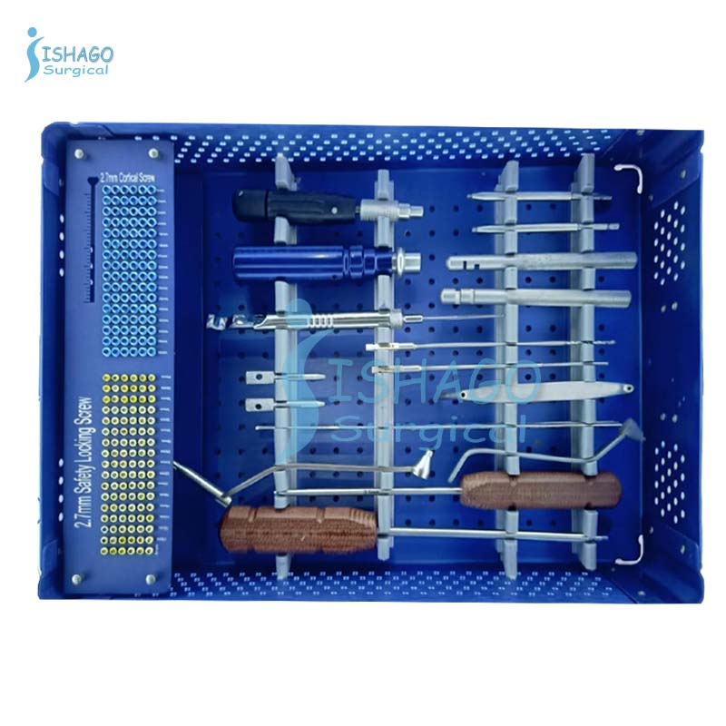 2.7 mm multiaxial Distal radius volar locking instrument set without implants (Art # ISS-1063)
