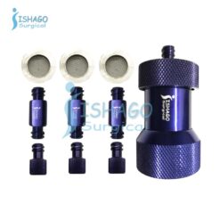 Nano Fat Filter Set with Luer to Luer Adopter and Syringe Stopper