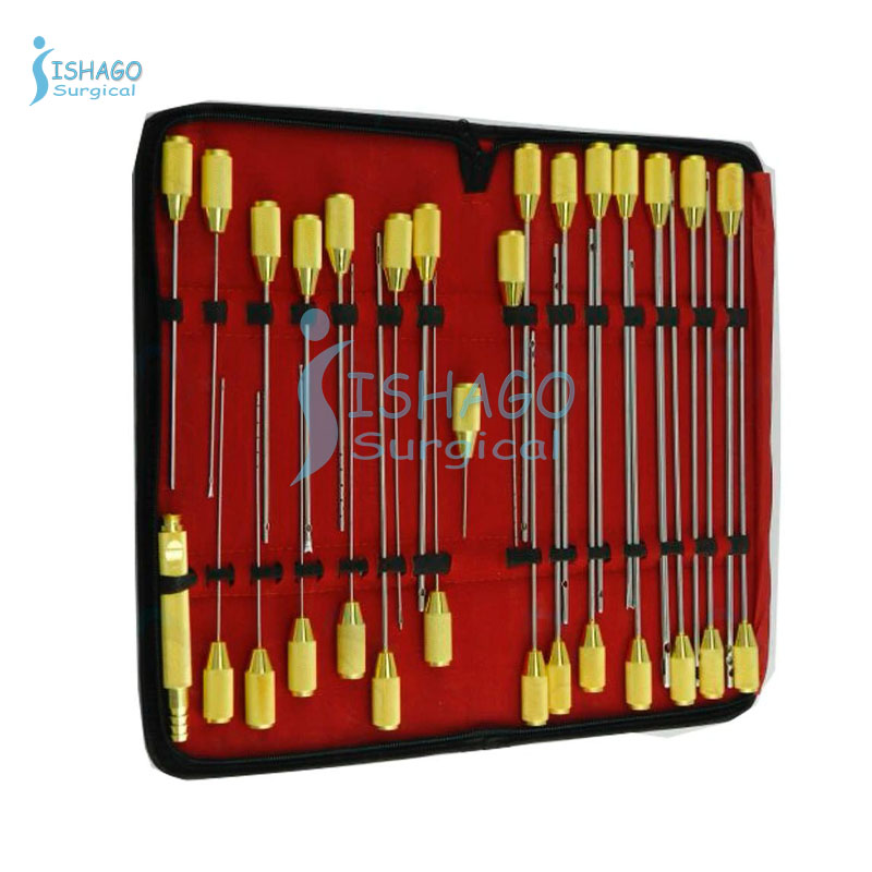 Customised Liposuction Cannulas set of 30 pcs (Art # IPS-5033)