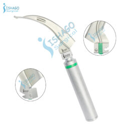 Macintosh Polio Fiber Optic Laryngoscope Set of 1 Blade Packed in Box